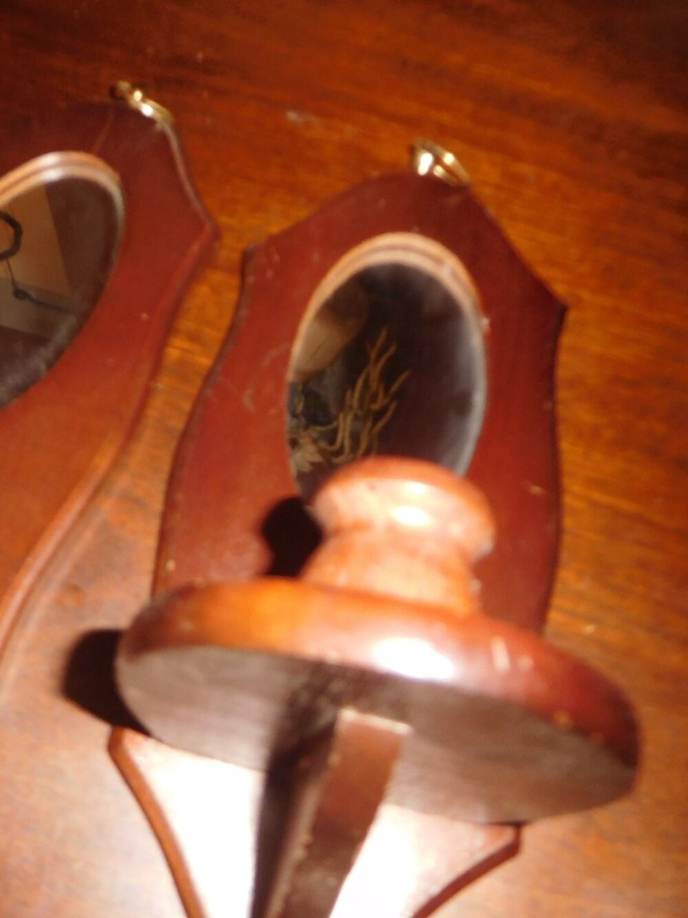Vintage Wooden Candle Holders